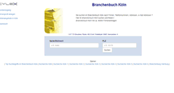 Desktop Screenshot of cylex-branchenbuch-koeln.de